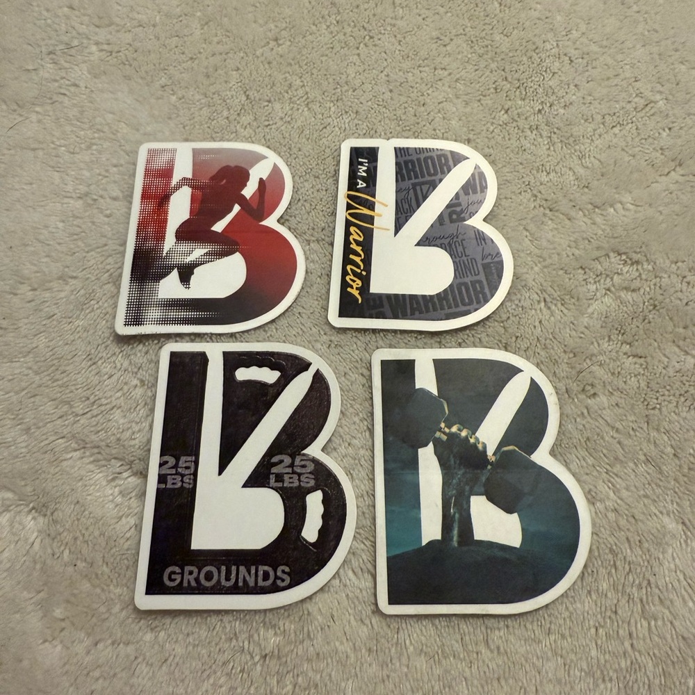 4 Buffbunny Collection stickers